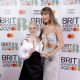 Maisie Williams and Taylor Swift at the 2021 BRIT Awards
