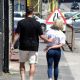 Jorgie Porter – Leave a photo shoot for his new clothing brand Transpire in Manchester