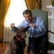 The President (Dennis Quaid) takes a much-needed play break in American Dreamz.
