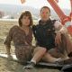Keanu Reeves as Officer Jack Traven and Sandra Bullock as Annie Porter in Speed (1994)