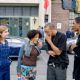 (Left to right) Megan (Shoshana Bush), Charity (Essence Atkins), A-Con (Affion Crockett) and Thomas (Damon Wayans, Jr.) tell tales out of school in the comic spoof 'Dance Flick.'