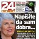 Jadranka Kosor - 24 Sata Magazine Cover [Croatia] (1 March 2011)