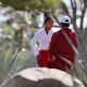 Leylah Fernandez – Workout with her dad Jorge Fernandez and coach Douglas Cordero in Palm Springs