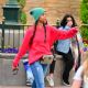 Zoe Saldana – Spotted at Disneyland