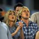 Jennifer Aniston And Owen Wilson Film A Scene For The Movie Marley & Me At The Florida Marlins Game, 2008-05-02