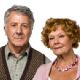 Judi Dench and Dustin Hoffman