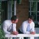 Nick Mercer (Dermot Mulroney) and Jeffrey (Jeremy Sheffield) - The Wedding Date (2005)