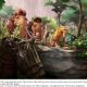 (left-right) Ellie (voiced by Queen Latifah), Crash (voiced by Seann William Scott), Manny (voiced by Ray Romano), Buck (voiced by Simon Pegg), Eddie (voiced by Josh Peck) and Diego (voiced by Denis Leary) aren't pleased with their chances of navigati