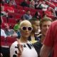 Amber Rose Supporting New Boyfriend James Harden at the Houston Rockets Vs the Portland Trail Blazers at the Toyota Center in Houston, Texas - February 8, 2015