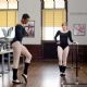 Thomas (Damon Wayans, Jr., left) demonstrates his dancing gift to Megan (Shoshana Bush, right) in the comic spoof 'Dance Flick.' Photo Credit: Glen Wilson. Copyright ©2009 by PARAMOUNT PICTURES CORPORATION. All Rights Reserved.