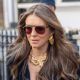 Elizabeth Hurley – On the set of ‘Christmas In The Caribbean’ with Nathalie Cox in London