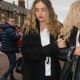 Perrie Edwards – Arriving at Anfield in Liverpool