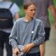 Natalie Portman – Wearing a DIOR sweater while out in Double Bay