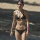 Kim Turnbull in Bikini on the beach in Barbados