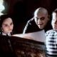 Christopher Lloyd, Christina Ricci and Jimmy Workman in The Addams Family (1991)