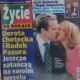 Dorota Chotecka and Radoslaw Pazura - Zycie na goraco Magazine Cover [Poland] (23 October 2003)