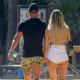 Ellie O’Donnell in Bikini Top and Shorts on holiday in Marbella