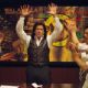 Johnny Whitefeather (Thomas Haden Church, center) has a convincing knowledge of Native American incantations in the family comedy “Imagine That.” Photo Credit: Bruce McBroom. Copyright © 2009 by PARAMOUNT PICTURES CORPORATION. All Rights Reser