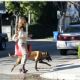 Eva Mendes: walks the middle of the street while out in West Hollywood