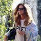 Maria Shriver spends time out and about in Brentwood, California on January 08, 2016