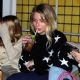 Lottie Moss at the Bluebird Cafe on the Kings Road in Chelsea