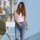 Behati Prinsloo – On the set of a photoshoot in Malibu