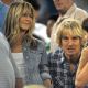 Jennifer Aniston And Owen Wilson Film A Scene For The Movie Marley & Me At The Florida Marlins Game, 2008-05-02