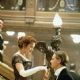 KATE AND LEO IN A POSE FROM ''TITANIC'' 1997