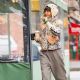 Helena Christensen – Spotted during a rainy day in New York