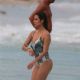 Diane Guerrero in Swimsuit at the beach in Miami