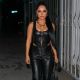 Becky G – In an all-leather outfit outside Christina Aguilera’s party in Los Angeles