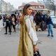 Iris Mittenaere – Stéphane Rolland Haute-Couture 2022 fashion as part of Paris Fashion Week