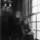 Jill Hennessy and Jacqueline Hennessy b&w photoshoot