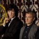 Benedict Cumberbatch as Sherlock Holmes and Martin Freeman as Dr.John Watson in Sherlock (2010)