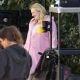 Elisabeth Moss – Pictured on set with director Max Minghella in Los Angeles