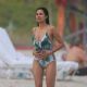 Diane Guerrero in Swimsuit at the beach in Miami