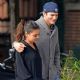 Mila Kunis and Ashton Kutcher: grabbed coffee and the New York Post