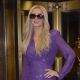 Paris Hilton – In a purple dress while exiting NBC Rockefeller studios in New York
