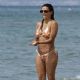 Eva Longoria In A Bikini Seen On The Beach In Marbella