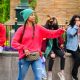 Zoe Saldana – Spotted at Disneyland