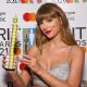 Taylor Swift at the 2021 BRIT Awards