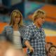 Jennifer Aniston And Owen Wilson Film A Scene For The Movie Marley & Me At The Florida Marlins Game, 2008-05-02