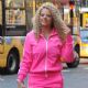 Apollonia Llewellyn – In pink as she arrives at a hotel in Manchester