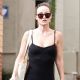 Olivia Wilde – In a black catsuit after gym session in Studio City