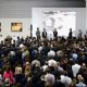 L-r Mark Webber, Christian Horner, Sebastian Vettel, David Coulthard and Adrian Newey speak with the team at the Red Bull Factory on November 27, 2012 in Milton Keynes, England