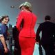 Princess Diana during a visit to parliament in Camberra