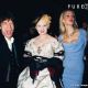 Mick Jagger, Vivienne Westwood, Jerry Hall and daughter Elizabeth Jagger at the Vivienne Westwood tribute by Moet & Chandon at the Victoria and Albert Museum, London, 17th November 1998.