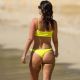 Rhea Durham – Wearing lime green bikini in Bridgetown