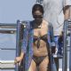 Eiza Gonzalez – In a bikini on a yacht in Sardinia