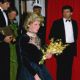 Princess Diana attend the film premiere of 'Amadeus' at the ABC 1 & 2 Shaftesbury Avenue on January 16, 1985 in London, United Kingdom